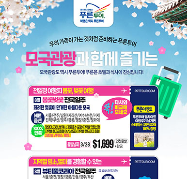 모국관광도 역시 푸른투어!